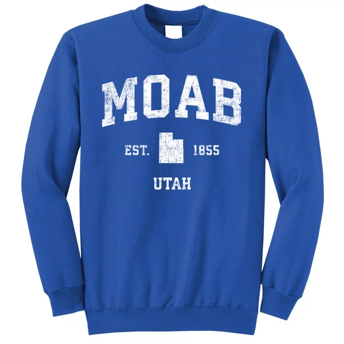 Moab Utah Ut Vintage Sports Sweatshirt