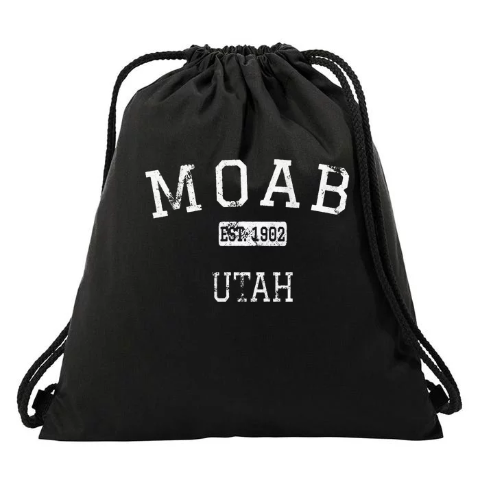 Moab Utah UT Vintage Drawstring Bag