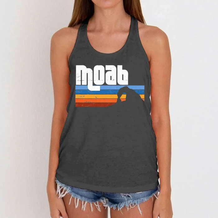 Moab Utah Ut Arches Canyonlands National Park Women's Knotted Racerback Tank