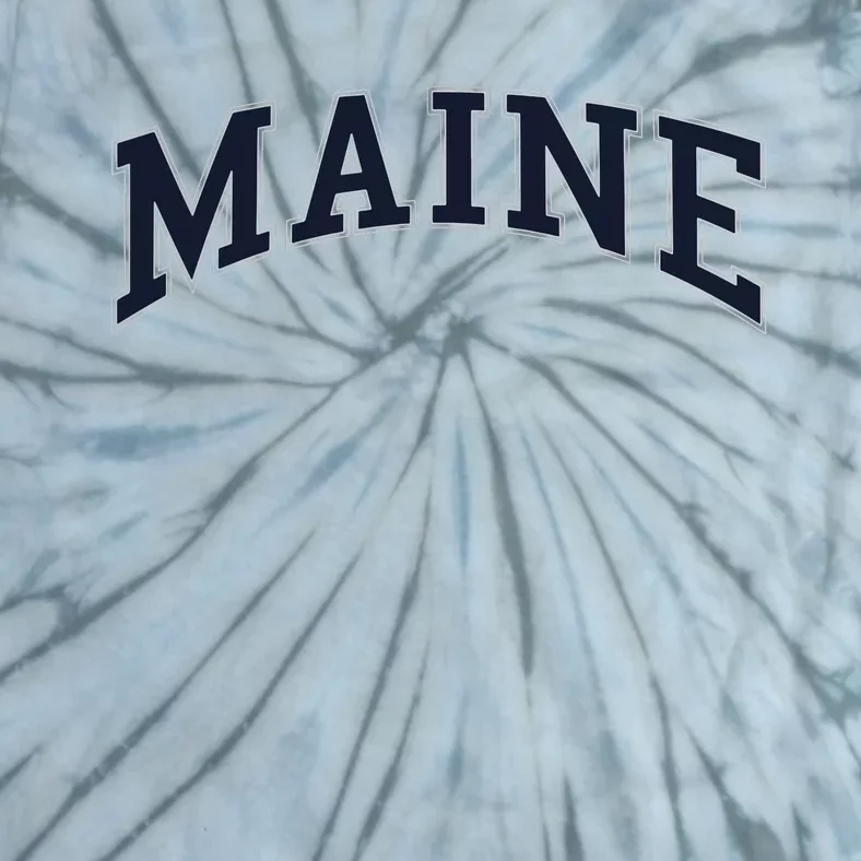 Maine Usa Varsity Style Tie-Dye T-Shirt