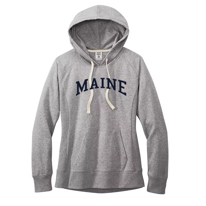 Maine Usa Varsity Style Women's Fleece Hoodie