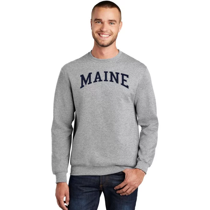 Maine Usa Varsity Style Tall Sweatshirt