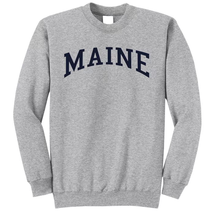 Maine Usa Varsity Style Tall Sweatshirt