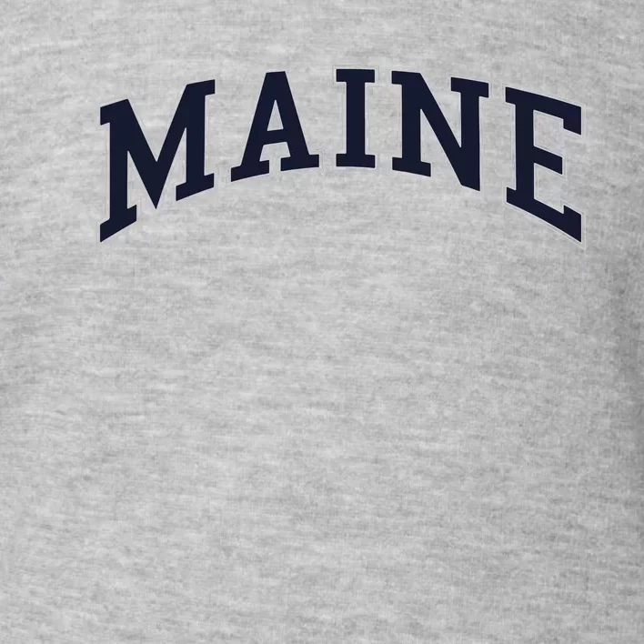 Maine Usa Varsity Style Toddler Sweatshirt