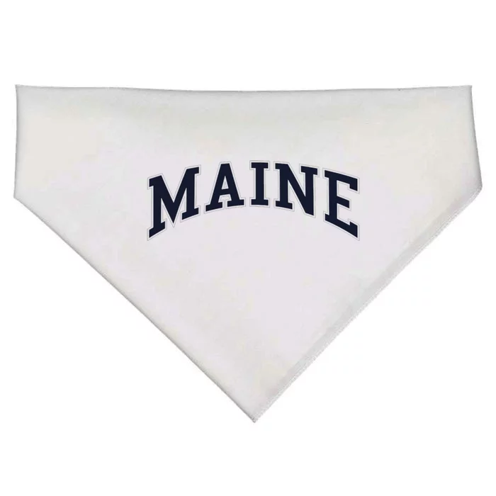 Maine Usa Varsity Style USA-Made Doggie Bandana