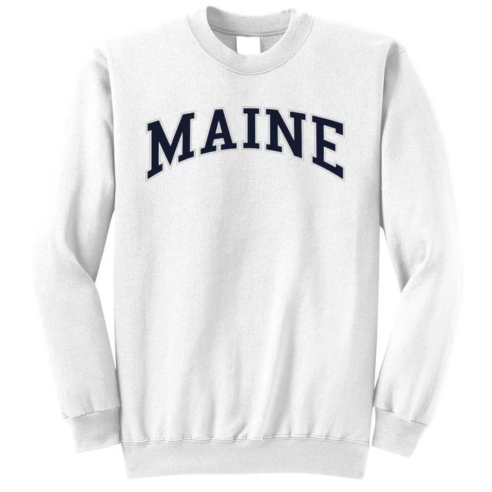 Maine Usa Varsity Style Sweatshirt