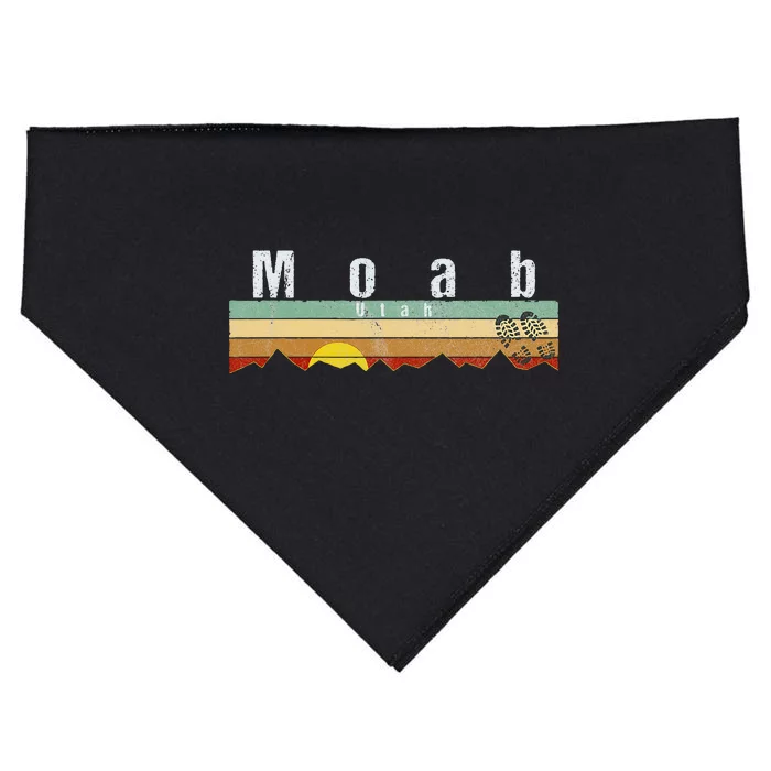 Moab Utah Vintage Moab USA-Made Doggie Bandana