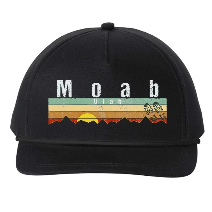 Moab Utah Vintage Moab Snapback Five-Panel Rope Hat