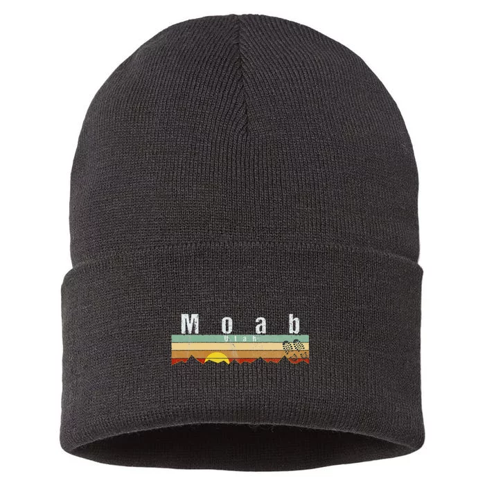 Moab Utah Vintage Moab Sustainable Knit Beanie