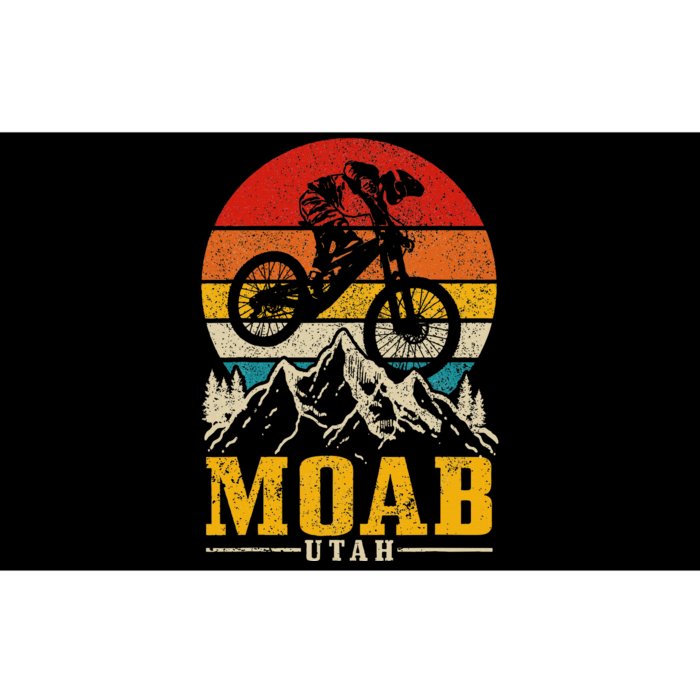 Moab Utah Vintage Mountain Bike Mtb Downhill Usa Bumper Sticker