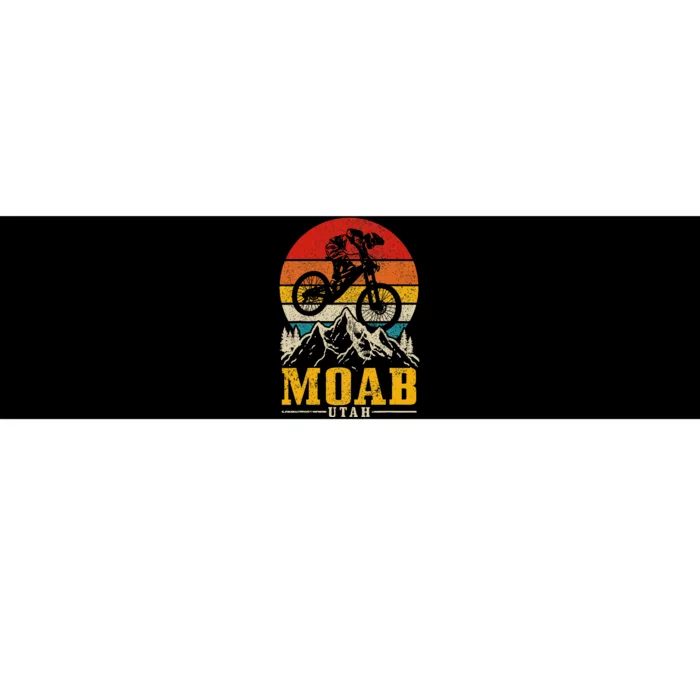 Moab Utah Vintage Mountain Bike Mtb Downhill Usa Bumper Sticker