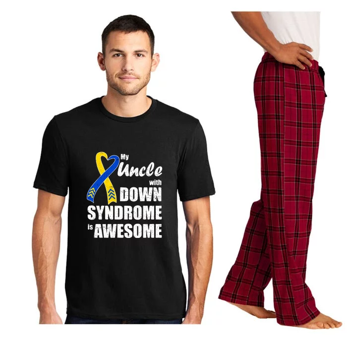 My Uncle With Down Syndrome Is Awesome Gift Family Matching Pajama Set