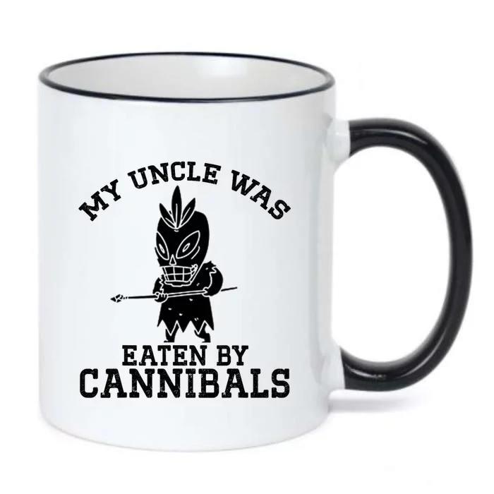 My Uncle Was Eaten By Cannibals Funny Biden Black Color Changing Mug