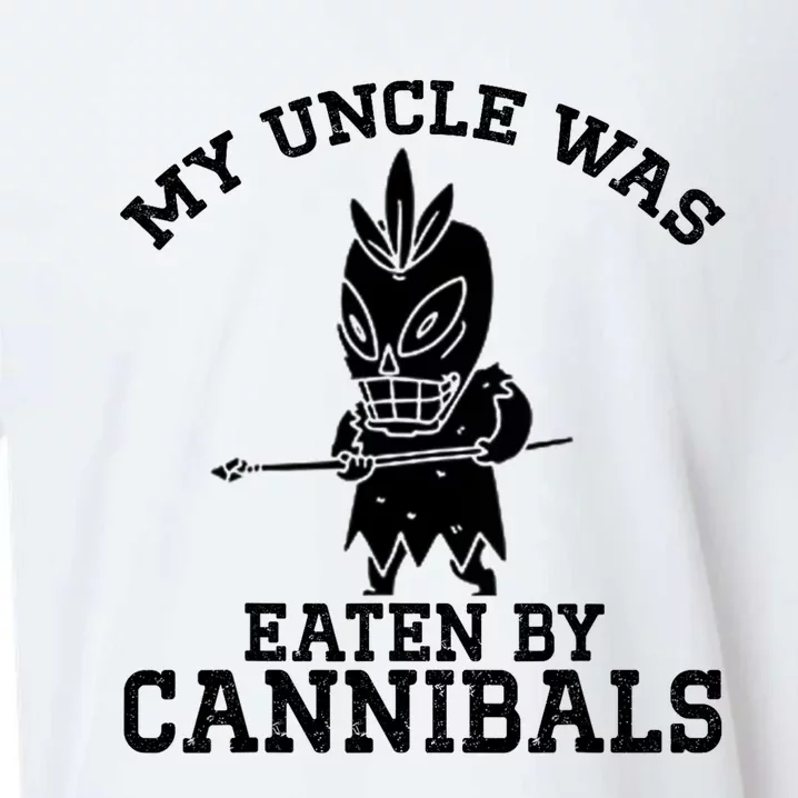 My Uncle Was Eaten By Cannibals Funny Biden Sueded Cloud Jersey T-Shirt