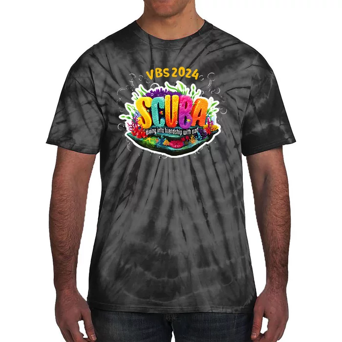 Matching Vbs 2024 Scuba Diving Into Friendship With God Tie-Dye T-Shirt