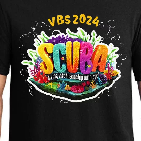 Matching Vbs 2024 Scuba Diving Into Friendship With God Pajama Set