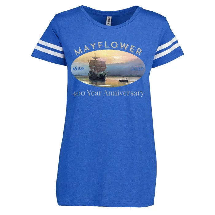 Mayflower Voyage 400 Year Anniversary 16202020 Celebration Enza Ladies Jersey Football T-Shirt