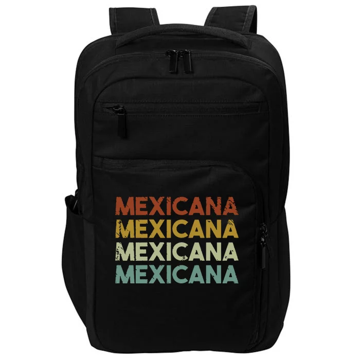 Mexicana Vintage 80s Style Cute Latina Pride Impact Tech Backpack