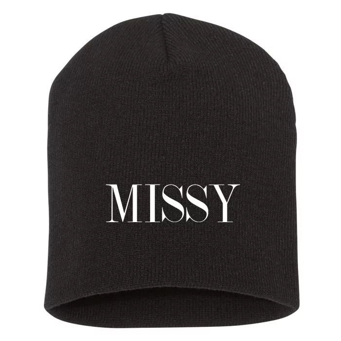 Missy Vintage 90s Magazine Style Concert Short Acrylic Beanie