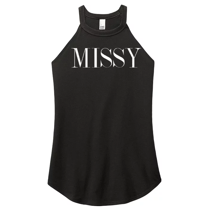 Missy Vintage 90S Magazine Style Concert Women’s Perfect Tri Rocker Tank