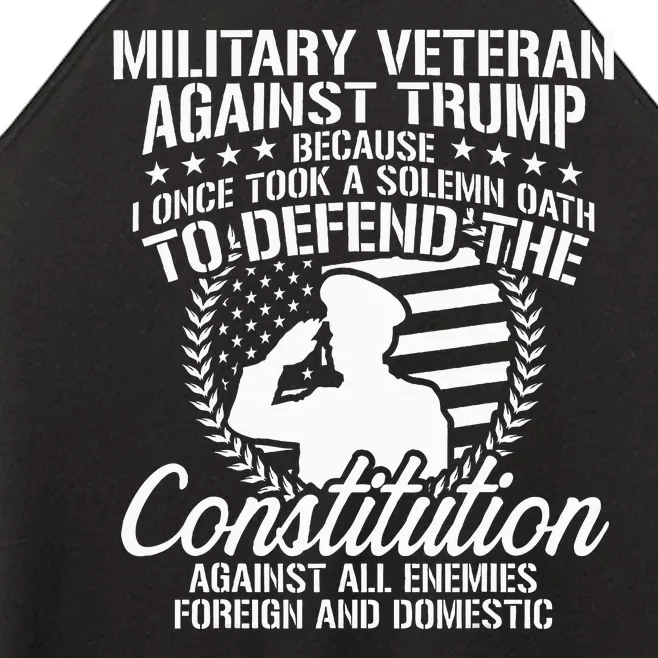 Military Veterans Against Trump 2020 Usa Election Women’s Perfect Tri Rocker Tank