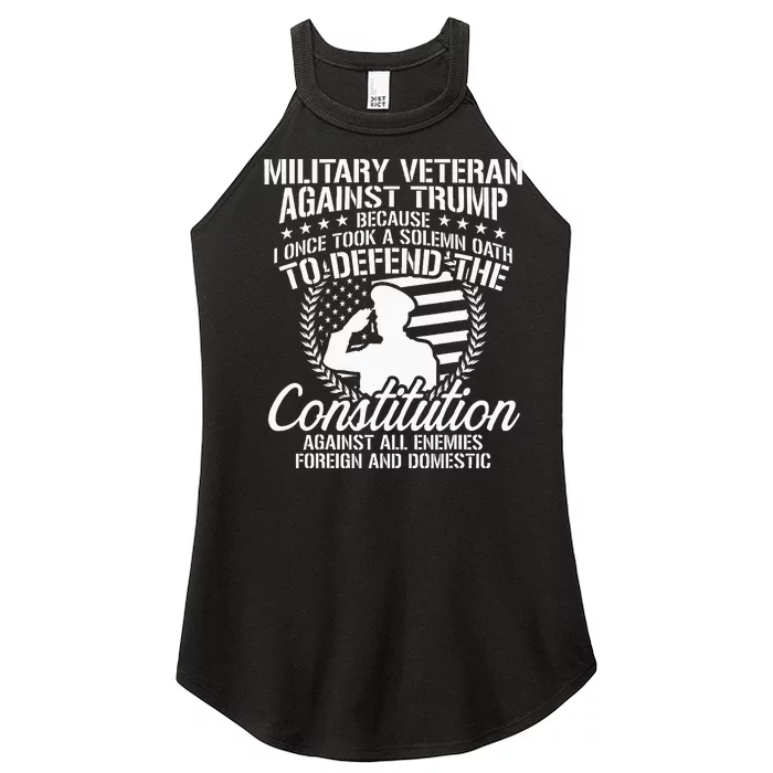 Military Veterans Against Trump 2020 Usa Election Women’s Perfect Tri Rocker Tank