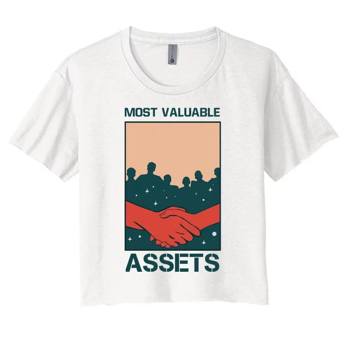 Most Valueable Assets Women's Crop Top Tee