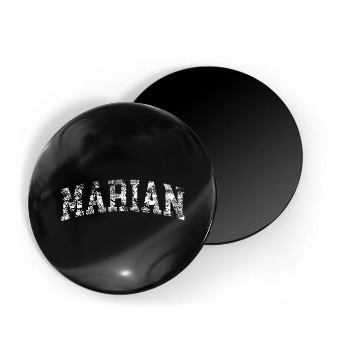 Marian Vintage Arch Logo University Sports Style Magnet