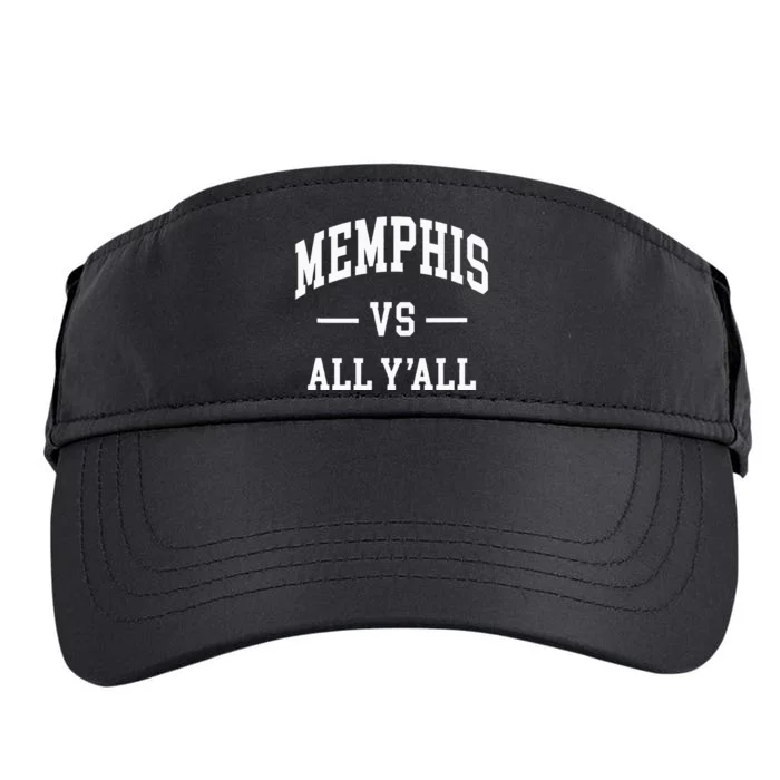 Memphis Vs All YAll Throwback Design Classic Adult Drive Performance Visor