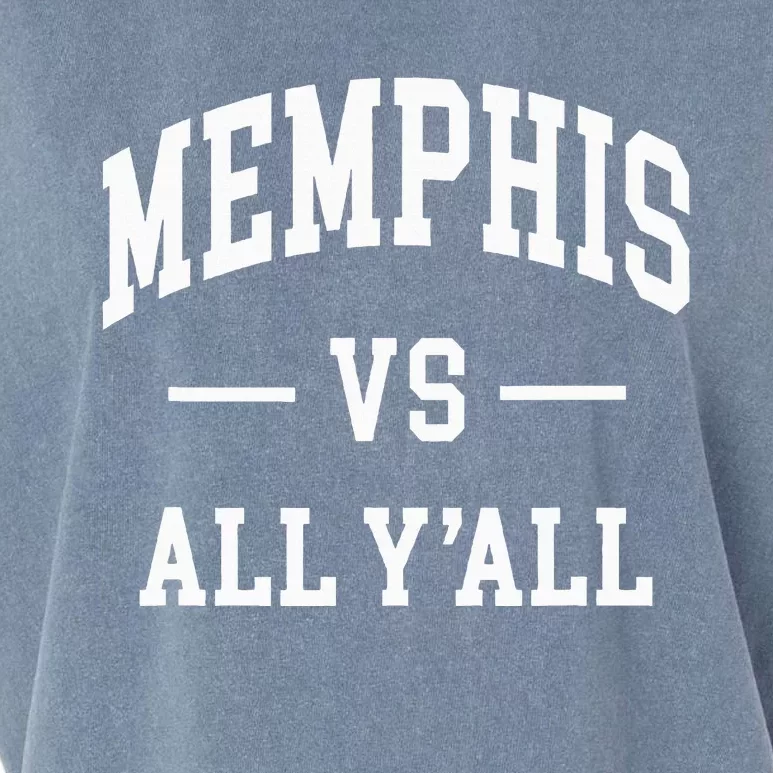 Memphis Vs All YAll Throwback Design Classic Garment-Dyed Women's Muscle Tee