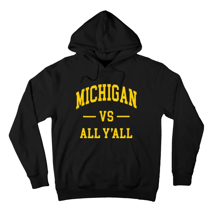 Michigan vs All Y'all Throwback Design Classic Hoodie