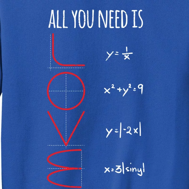 Math Valentinsday All You Need Is Love Great Gift Sweatshirt