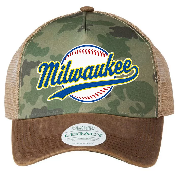 Milwaukee Vintage Baseball Throwback Legacy Tie Dye Trucker Hat