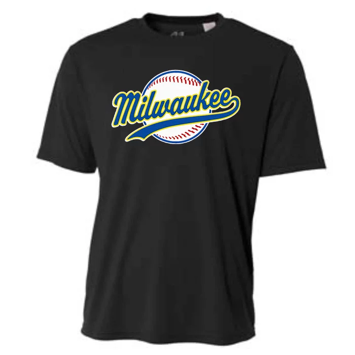 Milwaukee Vintage Baseball Throwback Cooling Performance Crew T-Shirt