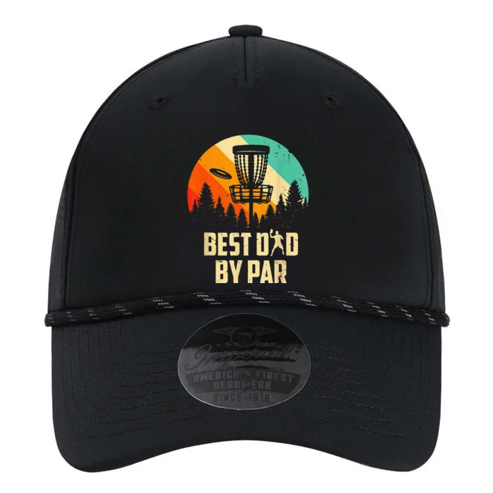 Men Vintage Best Dad By Par Disc Golf Dad Fathers Day Performance The Dyno Cap