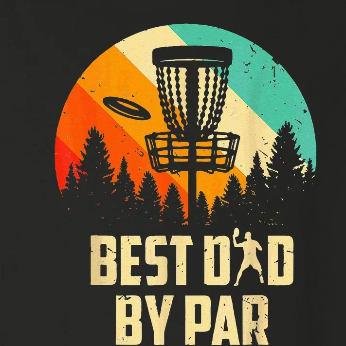 Men Vintage Best Dad By Par Disc Golf Dad Fathers Day Toddler Long Sleeve Shirt