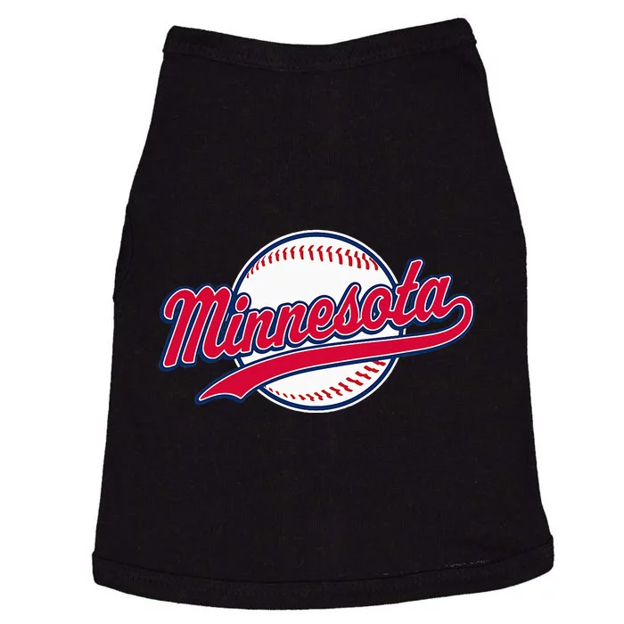 Minnesota Vintage Baseball Throwback Doggie Tank