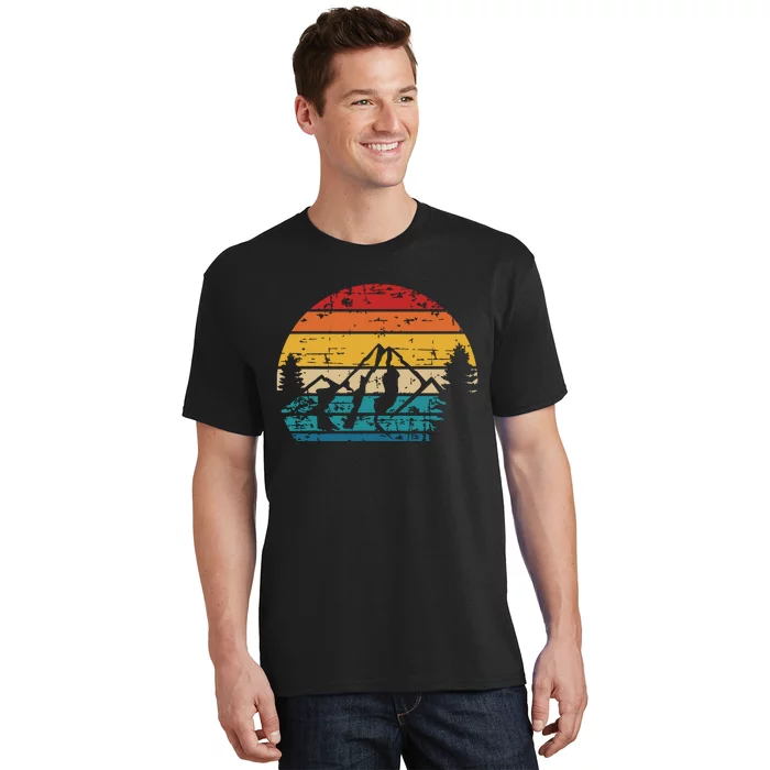 Mountains Vintage Camping T-Shirt