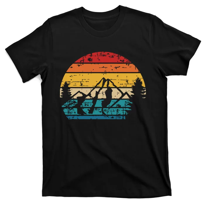 Mountains Vintage Camping T-Shirt