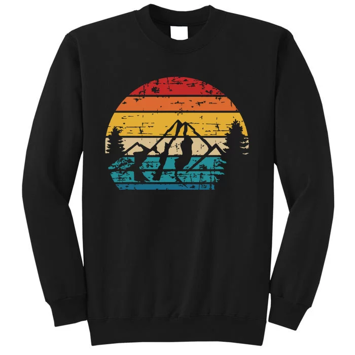 Mountains Vintage Camping Tall Sweatshirt