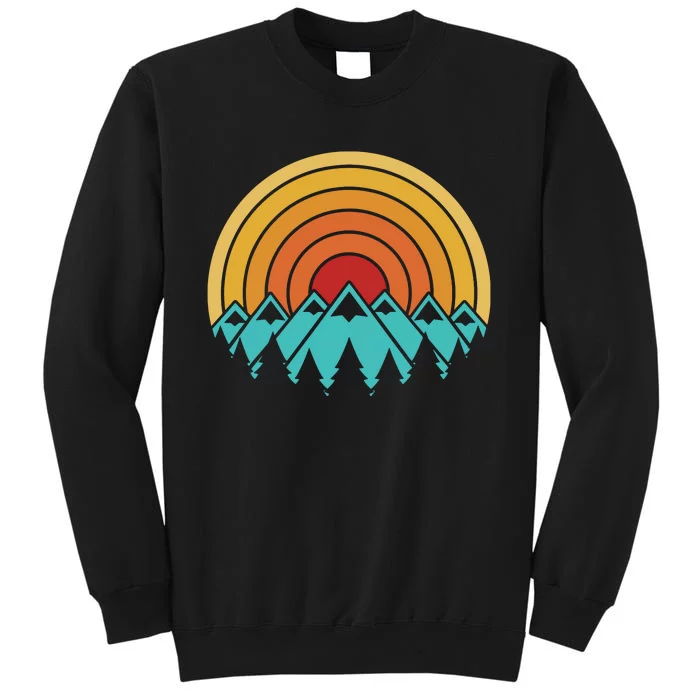 Mountains Vintage Camping Sweatshirt