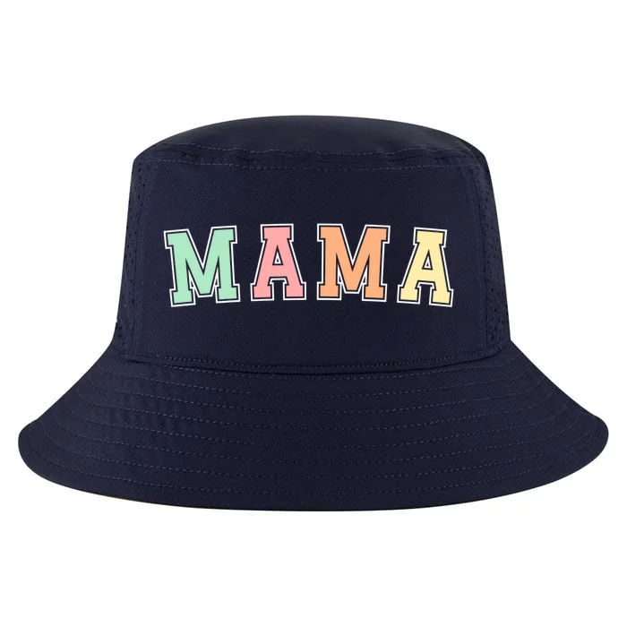 Mama Varsity Cute Mothers Day Cool Comfort Performance Bucket Hat