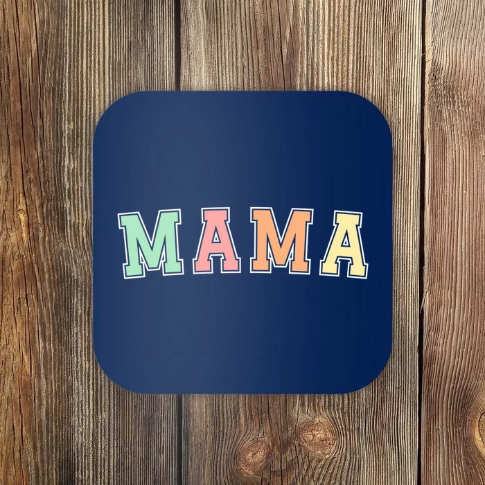 Mama Varsity Cute Mothers Day Coaster