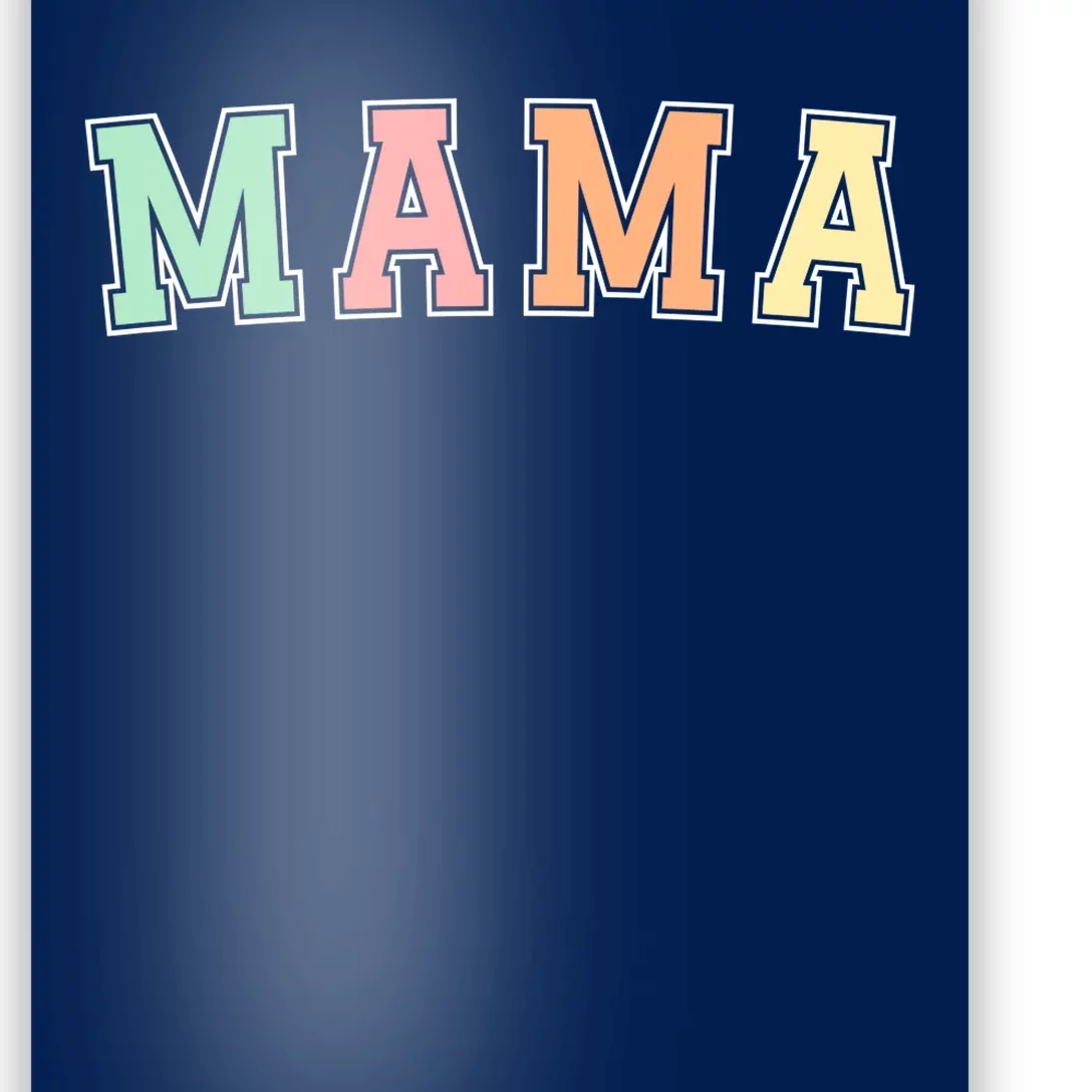 Mama Varsity Cute Mothers Day Poster