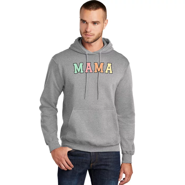 Mama Varsity Cute Mothers Day Hoodie