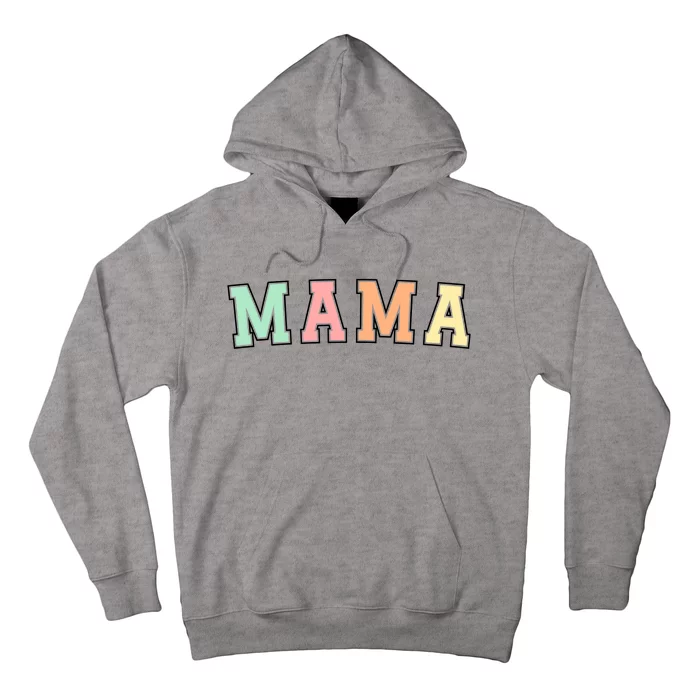 Mama Varsity Cute Mothers Day Hoodie