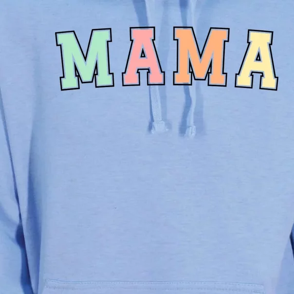 Mama Varsity Cute Mothers Day Unisex Surf Hoodie