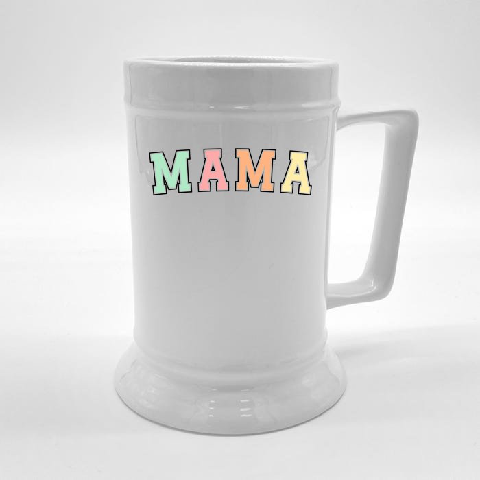 Mama Varsity Cute Mothers Day Front & Back Beer Stein