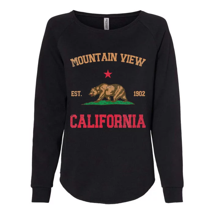 Mountain View California Womens California Wash Sweatshirt