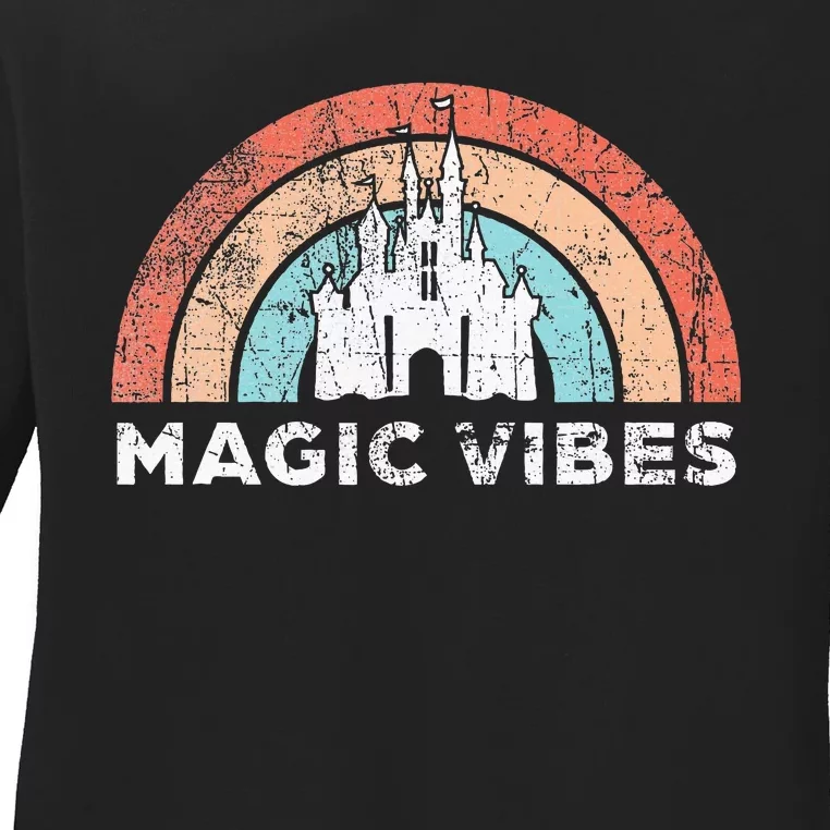 Magic Vibes Cute Matching Vacation Tops Ladies Long Sleeve Shirt